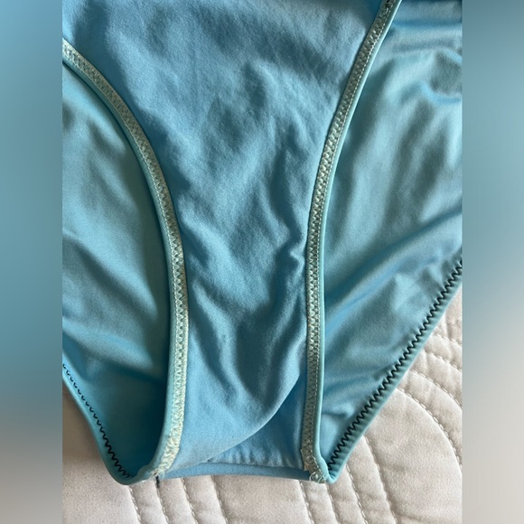 Authentic, blue Stella McCartney one piece swimsuit, no tag, but size Medium. - Picture 9 of 10